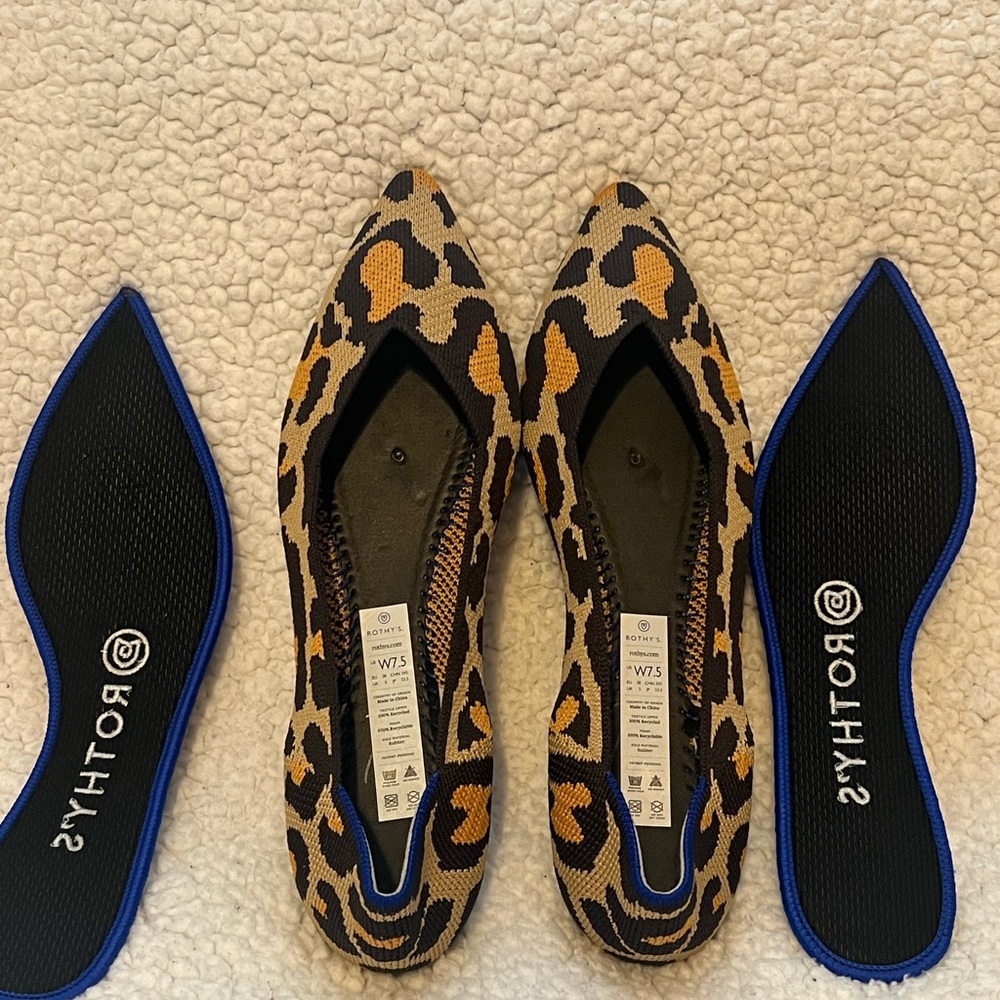 Rothy’s the Point Women’s Flats Dessert Cat - Picture 9 of 9